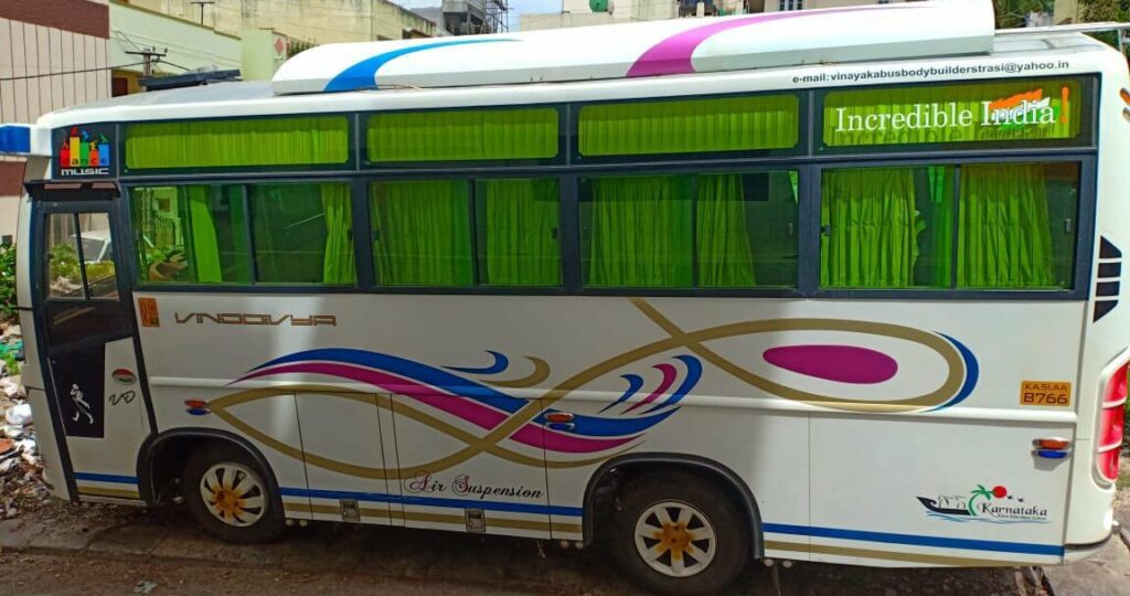 25 Seater Mini Bus On Hire Jalahalli Cross