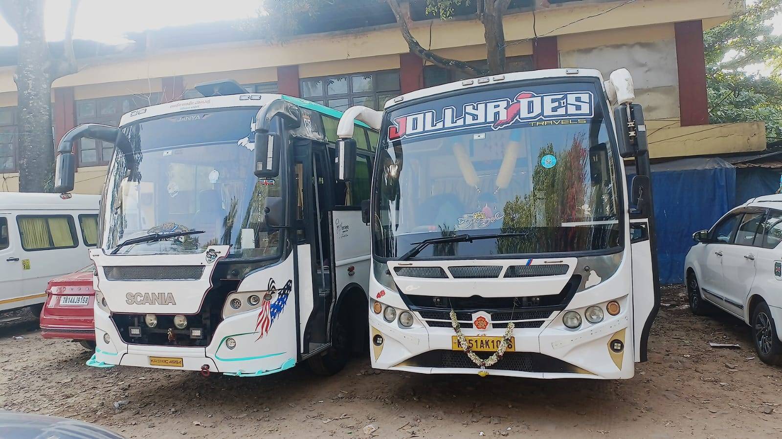 Hire 35 seater mini bus in bangalore lowest price for family