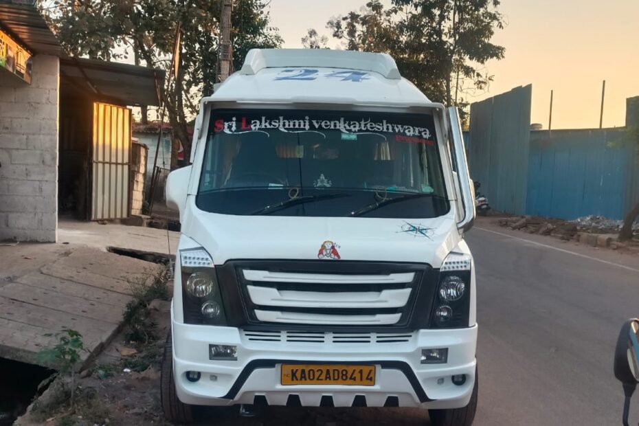 12 Seater Tempo Traveller On Hire Jalahalli Cross @ lowest price